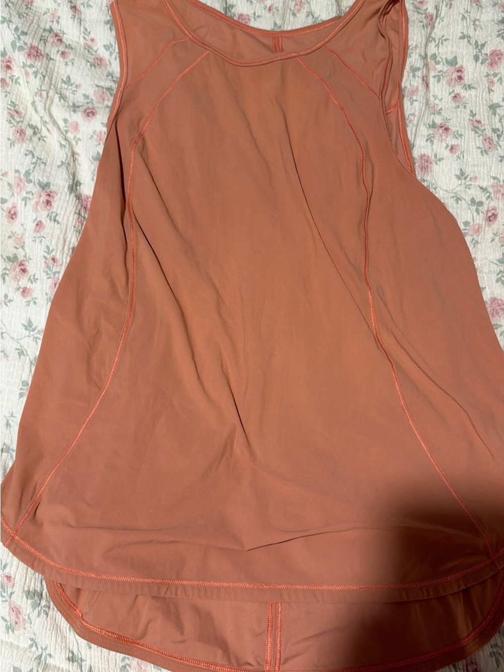 lululemon athletica Women's Rust Orange Tank Top